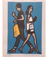 Julian Opie - Orange Juice and Dior Bag - Collectable Lithograph - $159.00