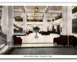 Hotel Gibson Lobby Interior Cincinnati Ohio OH UNP WB Postcard V21 - $1.93