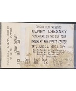 KENNY CHESNEY - JUNE 11, 2005 MANDALAY BAY LARGE CONCERT TICKET STUB - £7.94 GBP