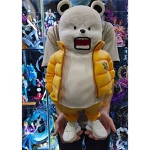 Large PVC Polar Bear Mink Bepo Orange Jumpsuit Model Figure 50 cm Heart ... - $443.37