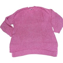 American Eagle High Low Knit Tunic Sweater Pink Size Medium New with tags - $23.76