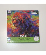 Ceaco Blend Cota 750 piece Puzzle King of the Jungle 24”x18” Lion Jigsaw... - $20.50 CAD
