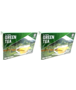 LOT 2 x All Natural Green Tea Bag w/Tag &amp; String 100 Tea Bags/Box ~ Tota... - $18.80