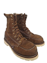 Thorogood Men&#39;s 8 &quot; Steel Toe Work Boot (U.S.A.) 804-4378 Brown Size 10.5D - $218.49