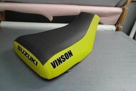 Suzuki 500 Vinson Seat Cover 2002 To 2007 Yellow &amp; Black Suzuki Vinson Logo - $38.99