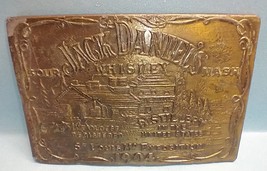 Vintage Jack Daniel&#39;s St. Louis Expedition 1904 belt buckle - £3.34 GBP