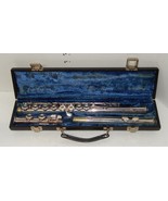 Bundy Selmer FLUTE WITH Black HARD CASE Blue Velvet Lining - $1,852.35 MXN
