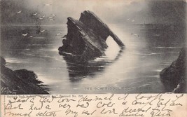 Bow Fiddle Rock SCOTLAND~1902 Tuck Moonlit Sea 1525-G E Newton Art Photo Postcrd - £6.79 GBP