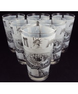 Zizo 60128 Drink Glass, 16 oz, Set Of 6, New York City Black/White Photo... - $14.95