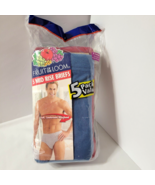 5 pr FTL Mid Rise Fashion Briefs Mens Sz XL Vtg Fruit Of The Loom Underw... - $93.35 CAD