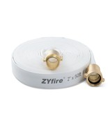 ZYfire Fire Hose - 2&quot; ID x 50 FT Single Jacket TPU Firefighter Hose with... - $99.00