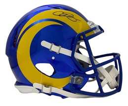 Odell Beckham Jr. Autographed L.A. Rams Speed Authentic Helmet Fanatics - £492.21 GBP