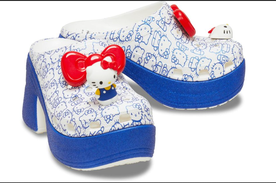 Unisex Heels Crocs Hello Kitty Siren Clog SIZE 8 - $71.96
