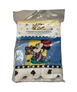 VTG Disney Babies Flannel Receiving Blankets Minnie Mickey 30x40 Baby Ne... - $1,396.63 MXN