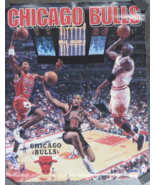 Vintage Chicago Bulls Jordan, Pippen, Rodman 1996 Poster 16&quot; x 20&quot; - £15.49 GBP
