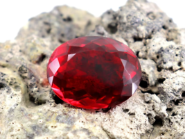 Oval Cut Natural 8.23 Carat Ruby Gemstone maanik Stone Birthstone Gift - £62.64 GBP