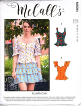 McCall's M8094 Misses 6 to 14 Easy Princess Seam Top Uncut Sewing Pattern New - £11.70 GBP