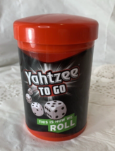 Yahtzee to Go Travel Dice Board Game Hasbro Stores in Cup With Lid Game Night - £4.00 GBP