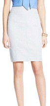 Ann Taylor Women&#39;s Skirt Astor Light Gray Pencil Skirt Size 10 NWOT - £33.14 GBP