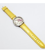 Cute Yellow Kitty Ladies/Girls Crystal Quartz Big Wrist watch - £11.82 GBP