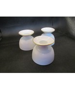 KPM Porcelain Berlin URBINO Decor Gold Rim Trude Petri 3 candleholders 1... - $88.01 CAD