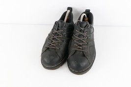 Vintage Dr Martens Mens Size 10 Distressed Leather Chunky Platform Shoes Black - $108.85
