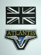Stargate SG-1 Atlantis Team Patch Set with Black &amp; White Union Jack - £11.19 GBP