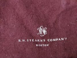 R H Stearns Company Co Boston MA Draw String Red Anti Tarnish Silver Clo... - $26.06
