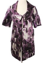 Simply Vera Midnight Garden 2 Piece Purple Dress and Dress Coat Size Med 8 - £27.55 GBP