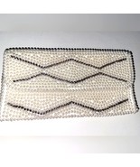 Vintage Kane M Hong Kong pearl Beaded Clutch Art Deco - $24.61 CAD