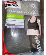 Reebok ~ Women&#39;s 2-Pack Seamless Bralettes Bra Sports Stretch Nylon Blen... - $33.60 CAD