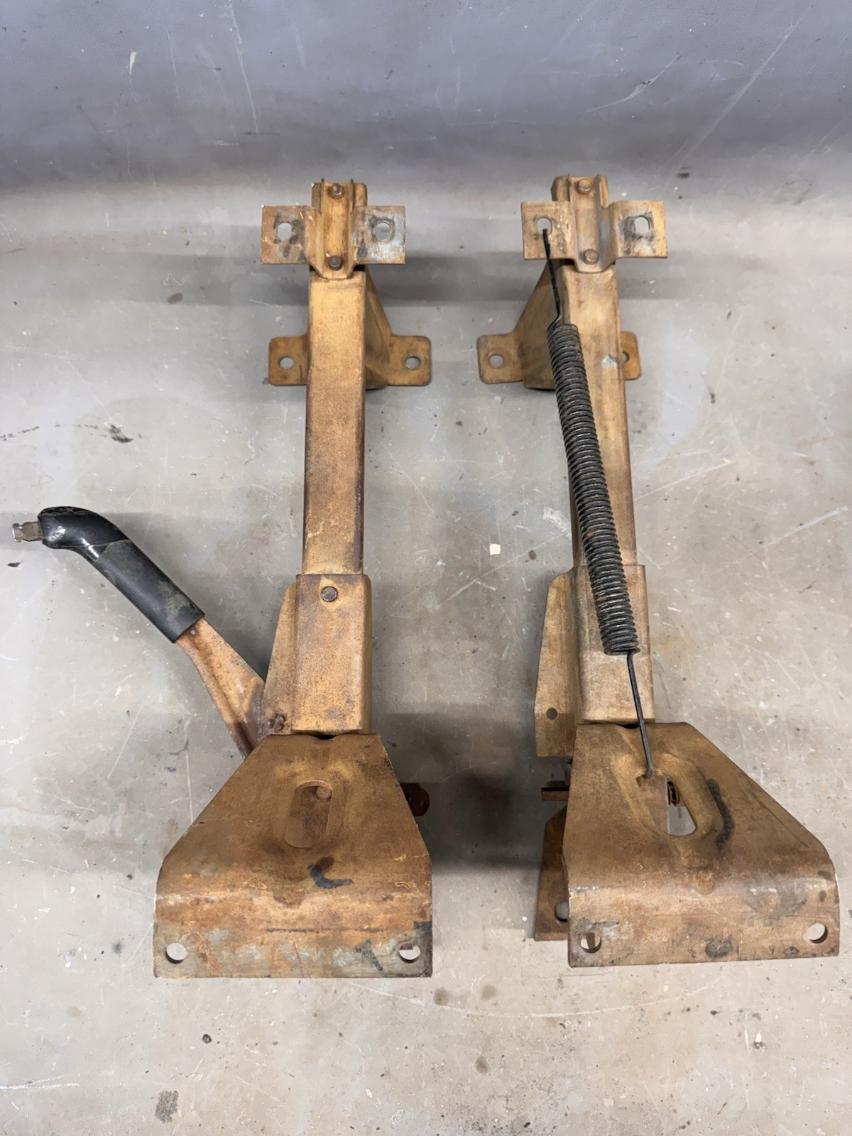 1967-1972 Chevy GMC Truck Bench Seat Slider Mounting Tracks Blazer Subur... - $210.06