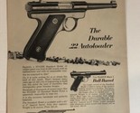 1967 Ruger Autoloader Vintage Print Ad Advertisement pa13 - £6.22 GBP