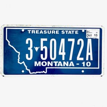 2013 United States Montana Yellowstone County Passenger License Plate 3 50472A - £13.18 GBP