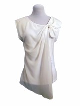 Love 21 Top Size Small/Petite White Short Sleeves - £6.19 GBP