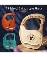 19 Strings Lyre Finger Piano, Pocket Musical Instrument, Premium Thumb P... - $70.00+