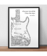 Fender Stratocaster - "Excuse me while i kiss the sky" - £9.96 GBP - £65.79 GBP