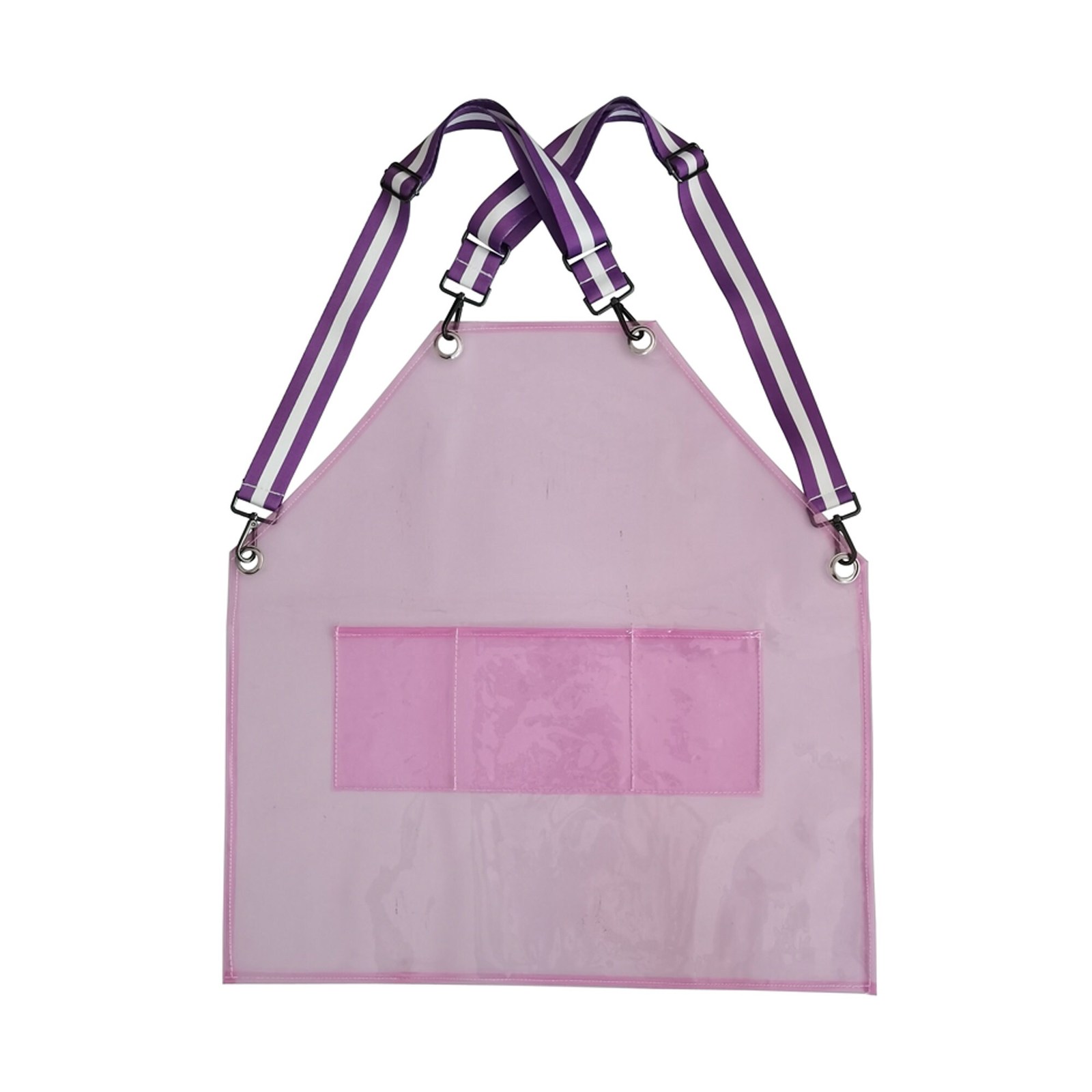 Professional Waterproof Barber Hairstylist Salon Hairdresser Pink Apron - $11.00