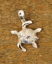 Sterling Silver Jewelry 925 Necklace or Bracelet Pendant Charm Sea Turtl... - £15.68 GBP