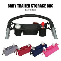 Universal Baby Stroller Storage Bag Baby Organizer Mummy Bag Bottle Cup ... - $113.50 MXN
