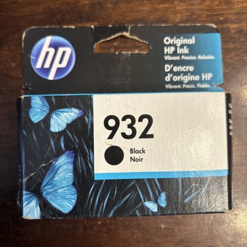 GENUINE HP 932 BLACK INK CARTRIDGE  BRAND NEW SEALED exp 2/23 - $2.96