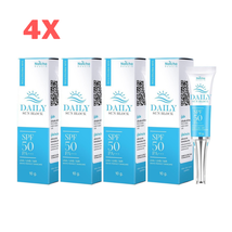 4X Natcha Daily Sun Block Sunscreen SPF50 PA+++ Facial Skin Light Textur... - £35.47 GBP