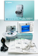 CANON POWERSHOT SD850 IS DIGITAL ELPH CAMERA 8.0MP MADE IN JAPAN PARTS /... - $21.77