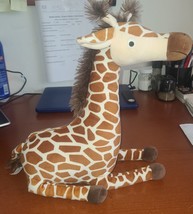 Kohl&#39;s Cares Giraffe Plush 13&quot; Sitting Giraffe Stuffed Animal Very Clean - £9.79 GBP