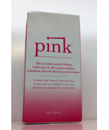 Pink Silicone Lubricant Glass Bottle Easy Washing w/ Vitamin E. Aloe Ver... - $26.99 CAD