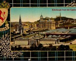 Clan Douglas Tartan Edinburgh Castle Scotland UNP Unused DB Postcard L9 - $9.85