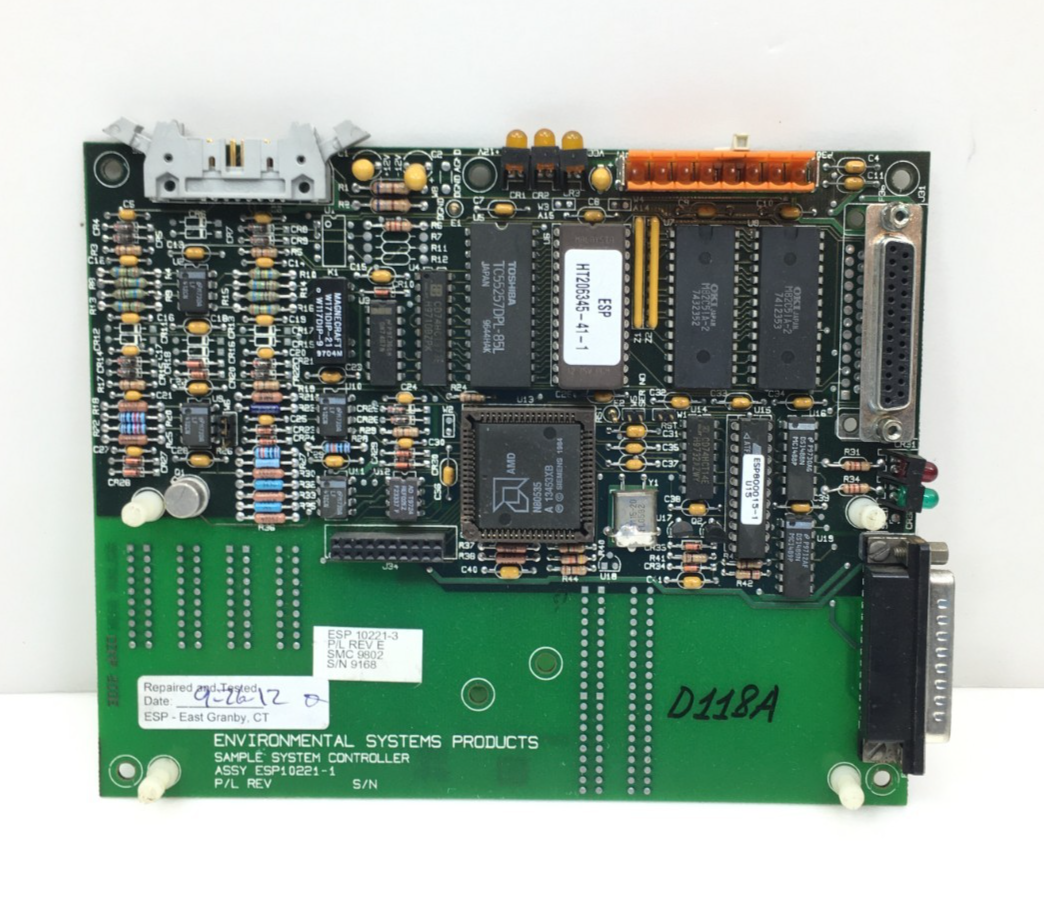 Environmental Systems Control Board ESP10221-3 Rev E used #D118A - $149.90