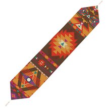 Mondxflaur Aztec Geometry Table Runner for Dining Table Living Room Home Decor  - £15.17 GBP+