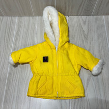 American Girl Pleasant Co Doll Terrific Tubing Yellow Winter Jacket Coat... - £9.30 GBP
