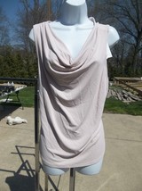 Nwt T Tahari Pale Pink Dip Top Xl - £15.45 GBP